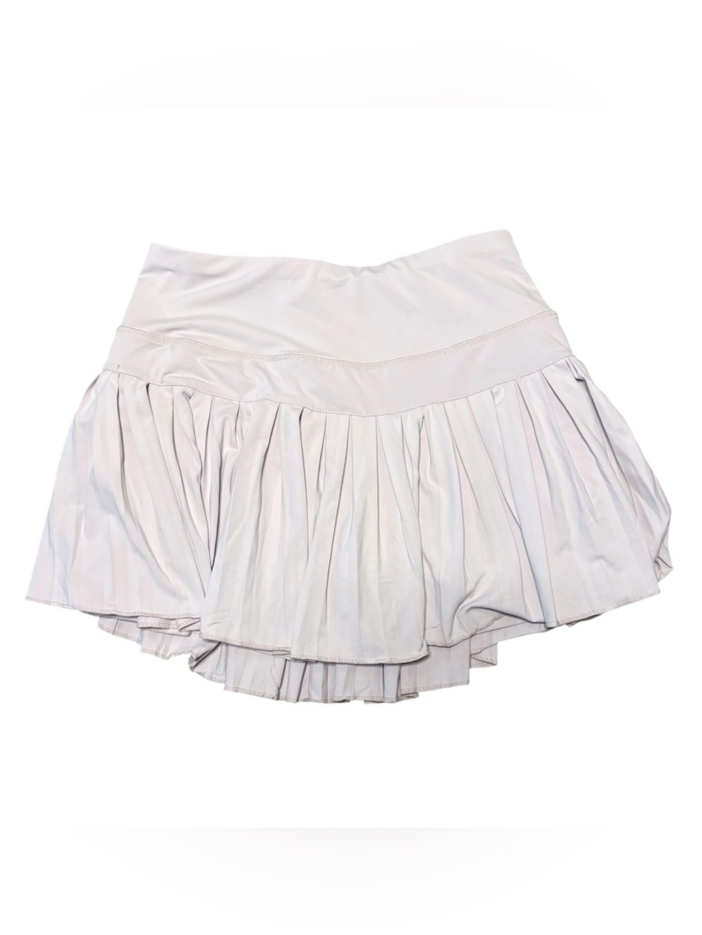 The Gold Hinge Pleated Tennis Skirt Light Lavender & Navy Stripe Women's S